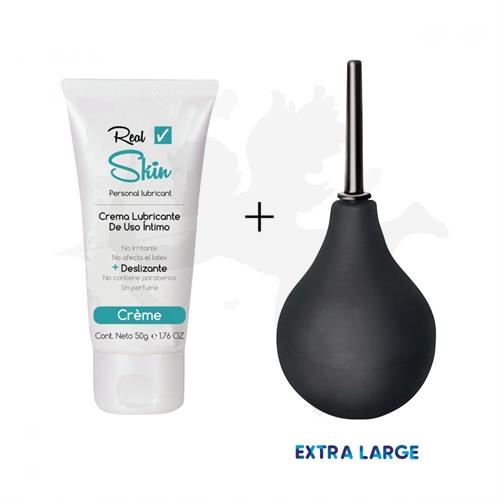 Ducha anal extra large 200 ml mas lubricante anal